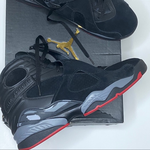 AIR JORDAN 8 CEMENT
Black/Gym Red-Black-Wolf Grey - Picture 3 of 14